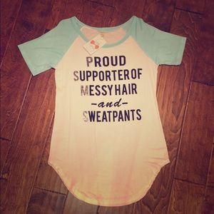 Short sleeve tee for leggings - women’s medium NWT